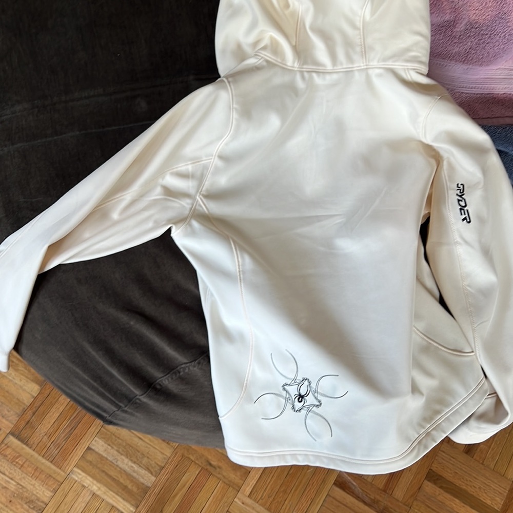 Spider White Lightweight Ski Jacket - image 6